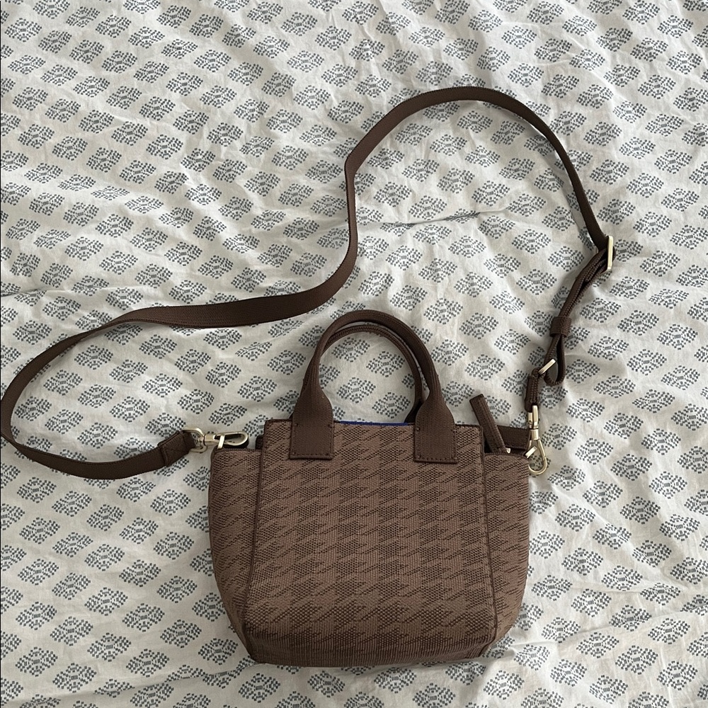 Rothy's Textured Tan Crossbody Bag